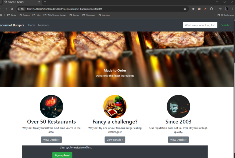 Gourmet Burgers