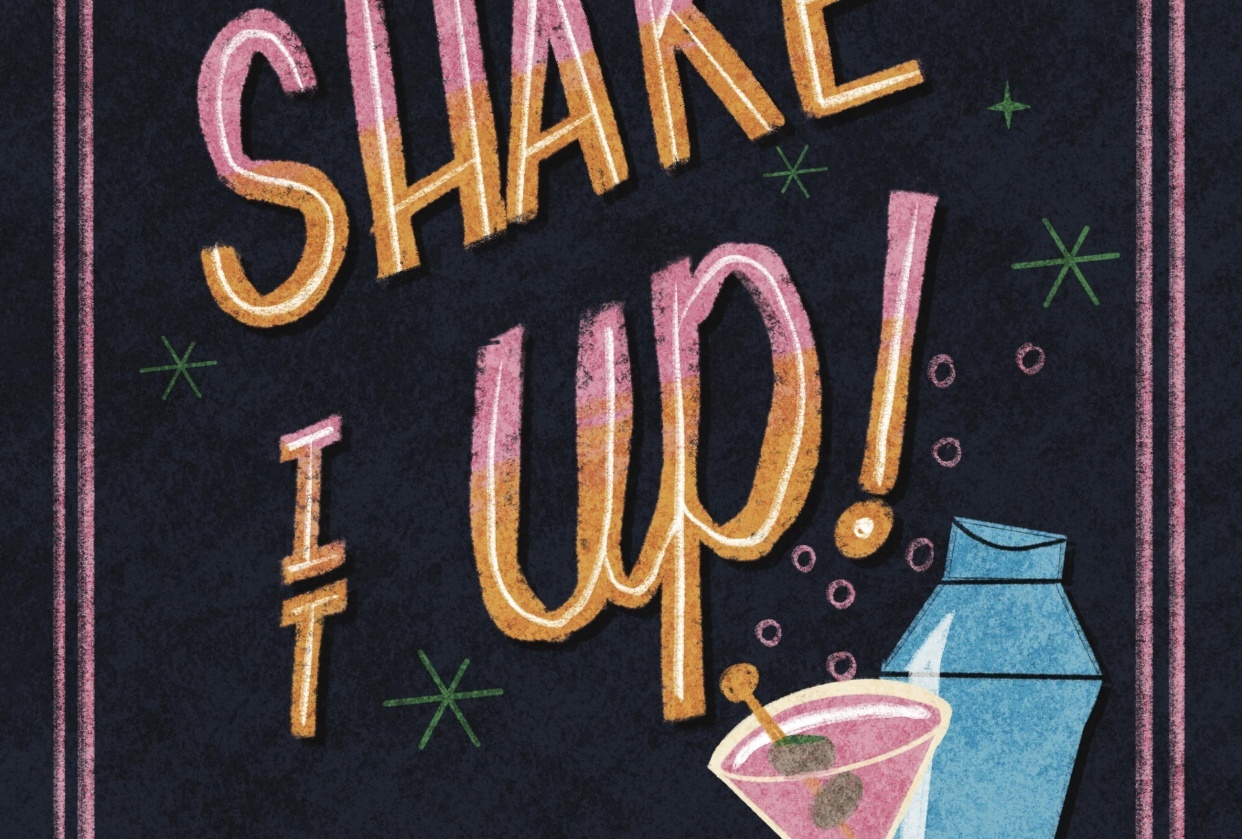 Chalk drinks - student project