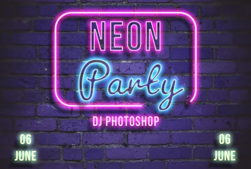 Neon Poster