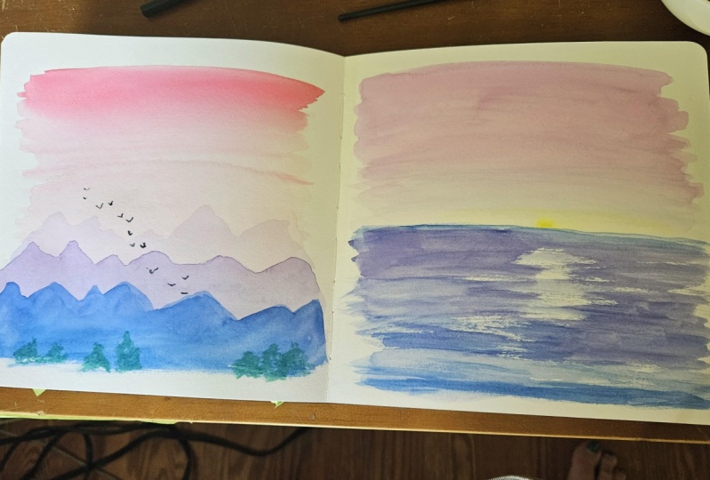Mountains and Ocean