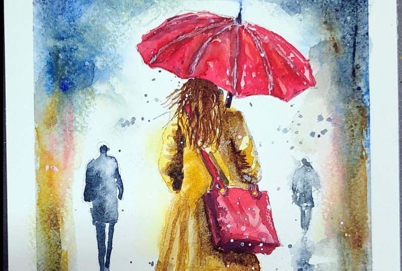 Girl in the Rain