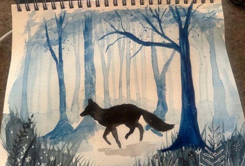 Denise Hughes Fox in Forest