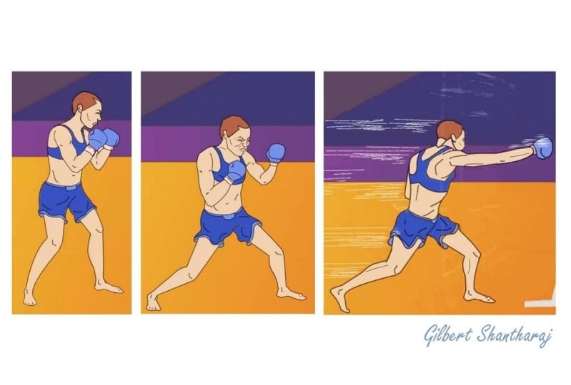 2d Animation (3 Key frames) of Rose UFC