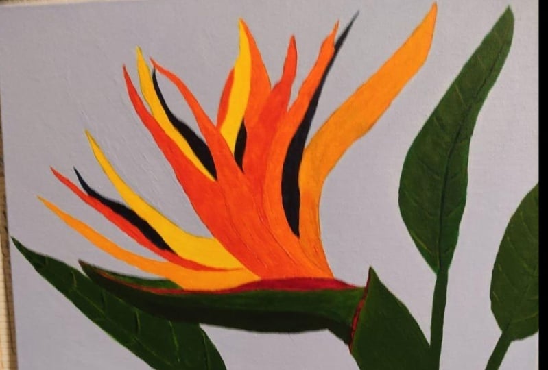 Acrylic flower
