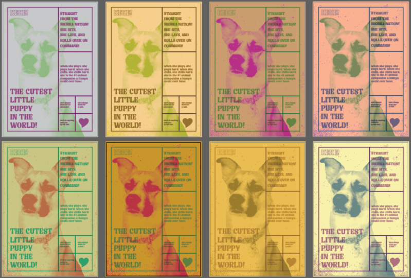 Screen Print Poster Effect