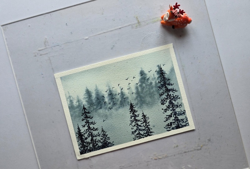 Misty landscape