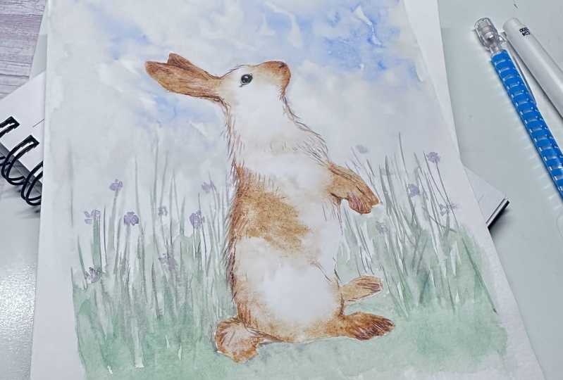 Minimalist bunny