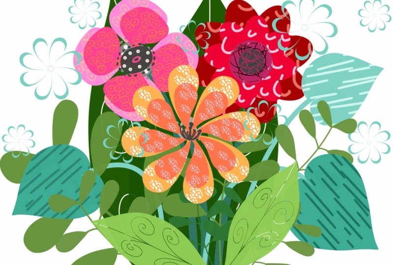 Meine Wildblumen Stempel