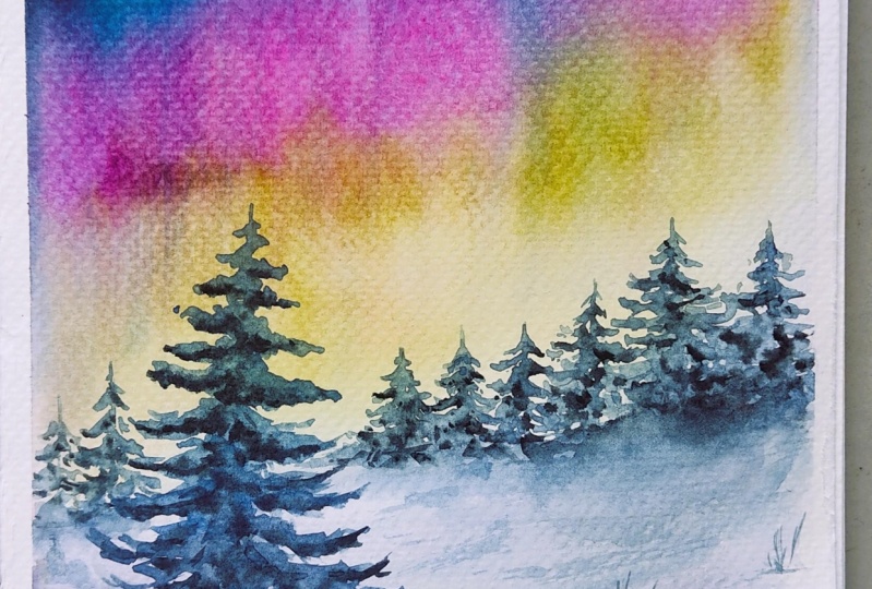 7-Day Watercolor Landscape Challenge: Master Seasons and Techniques