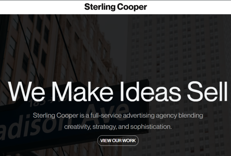 Sterling Cooper Website