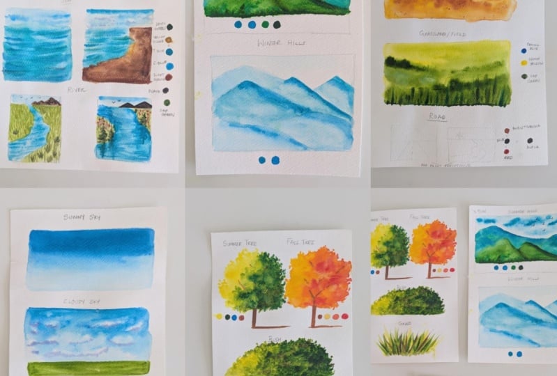 Watercolour Landscapes Made Easy: Master the 6 Essential Elements