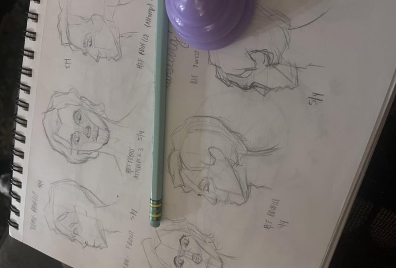 constructing the head pt1