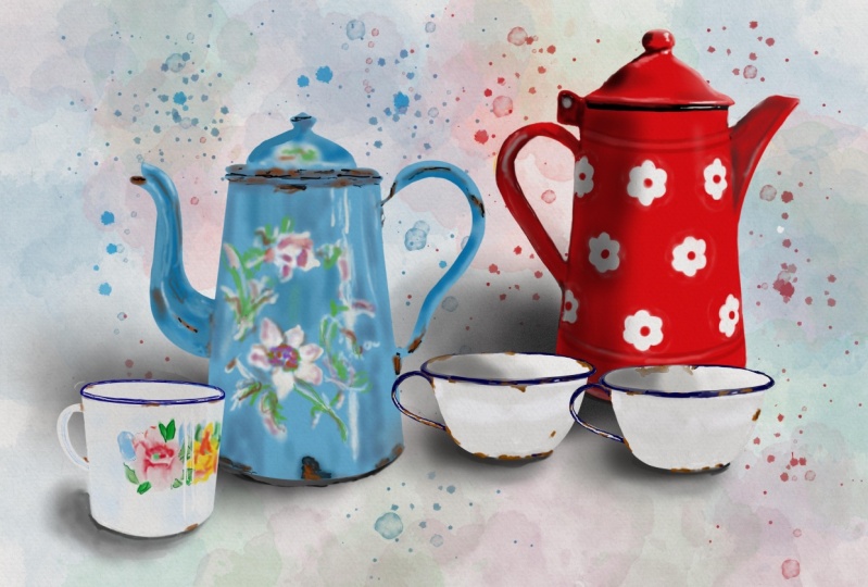 Old coffee pots!