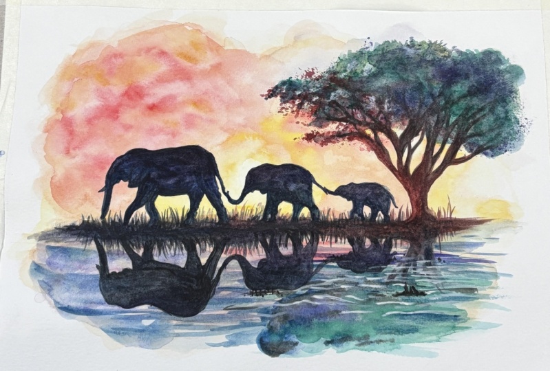 Me and my boys as elephants :)