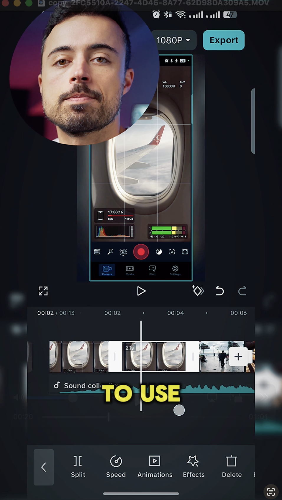 Practice with Capcut Mobile - student project