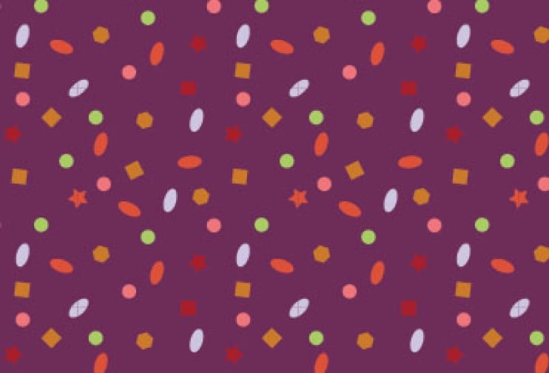 Delicious tossed candies
