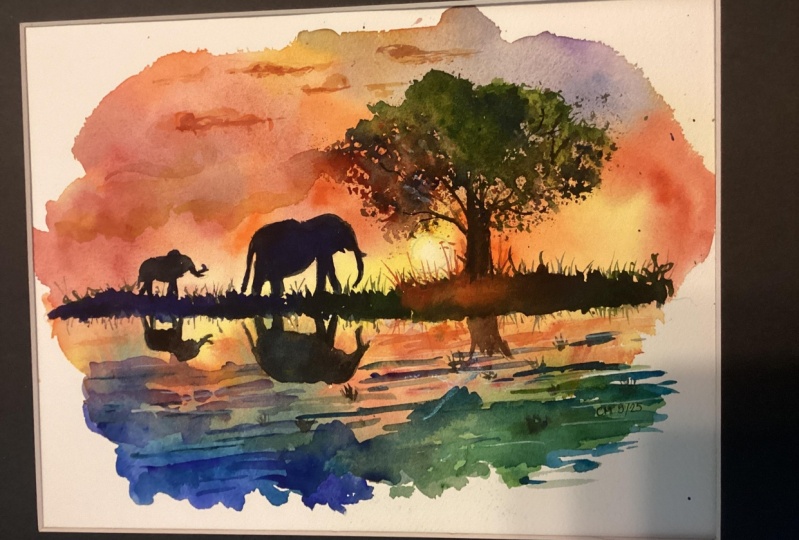 African sunset, a Will Elliston tutorial