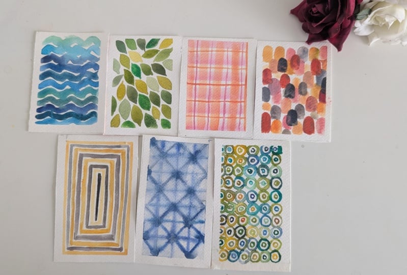 Watercolor Patterns for Calm & Creativity: Paint 7 Simple Projects to Learn & Re