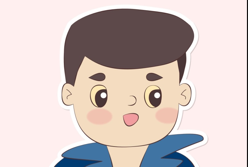 vector cartoon face