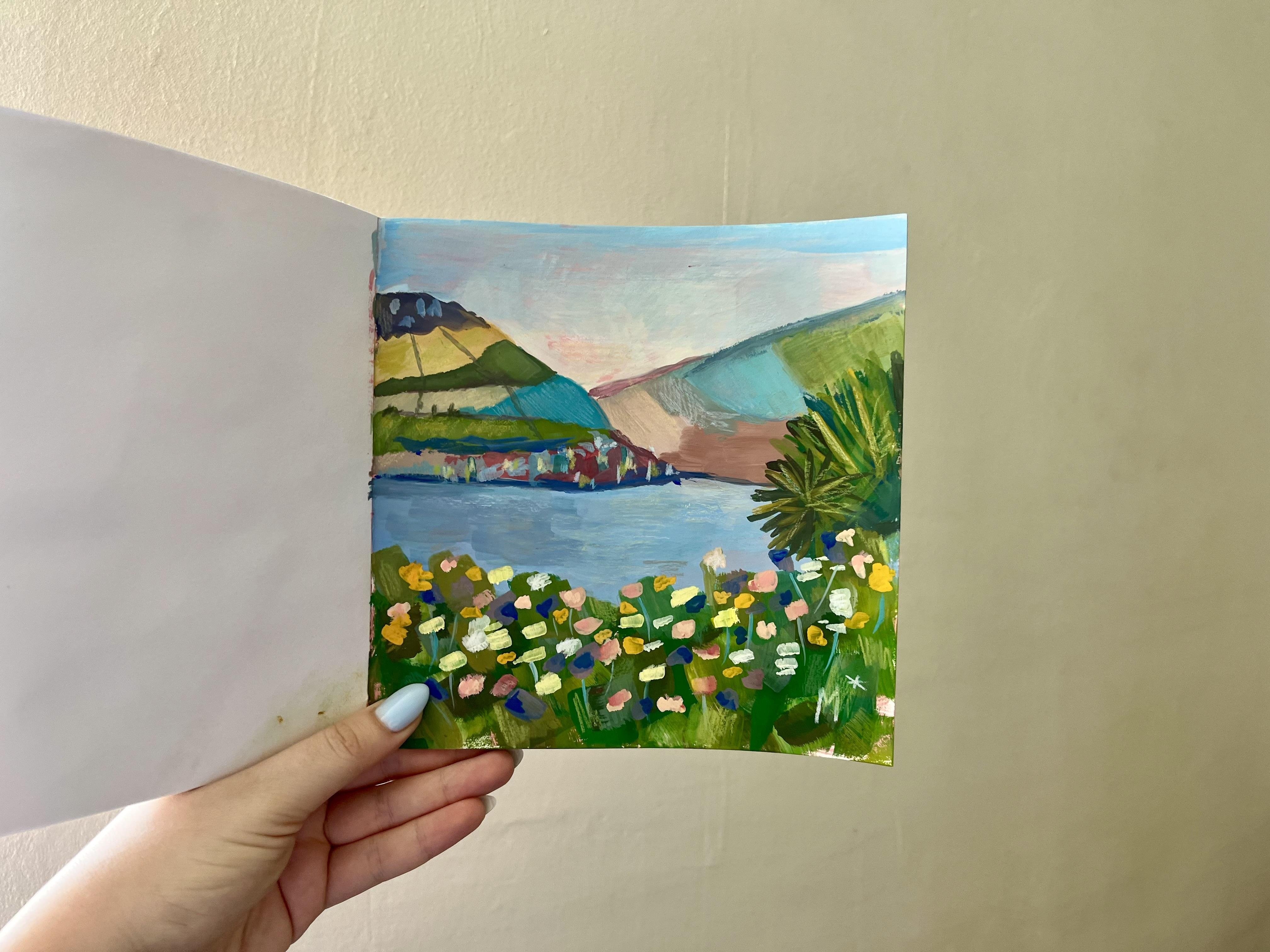 Portugal Landscape Gouache - student project