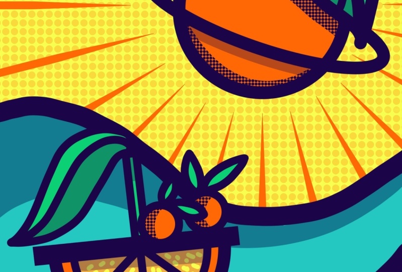 Orange at Sea