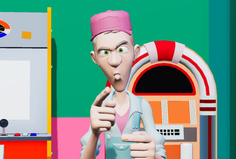 Seriously? ! – A Stylized Facial Animation for Dialogue