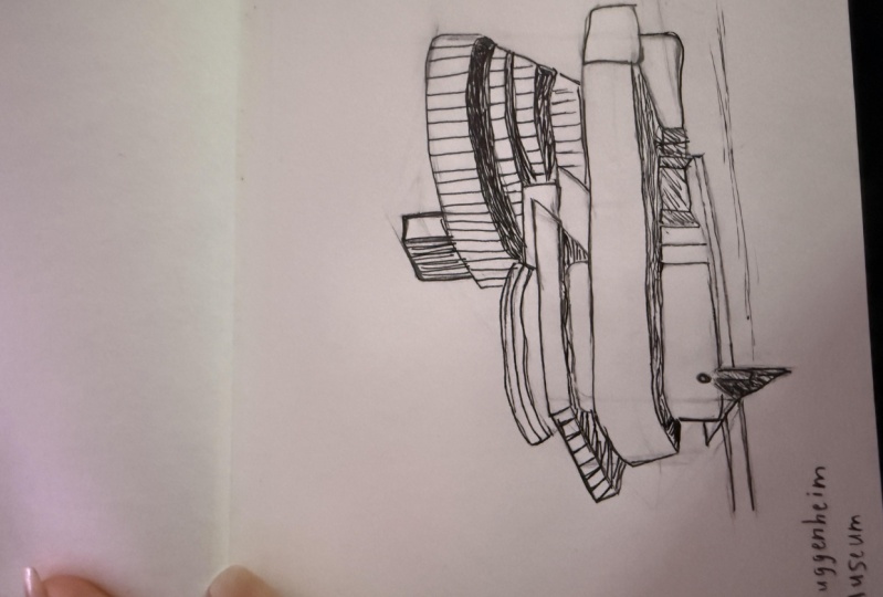 Guggenheim Museum in NYC Sketch