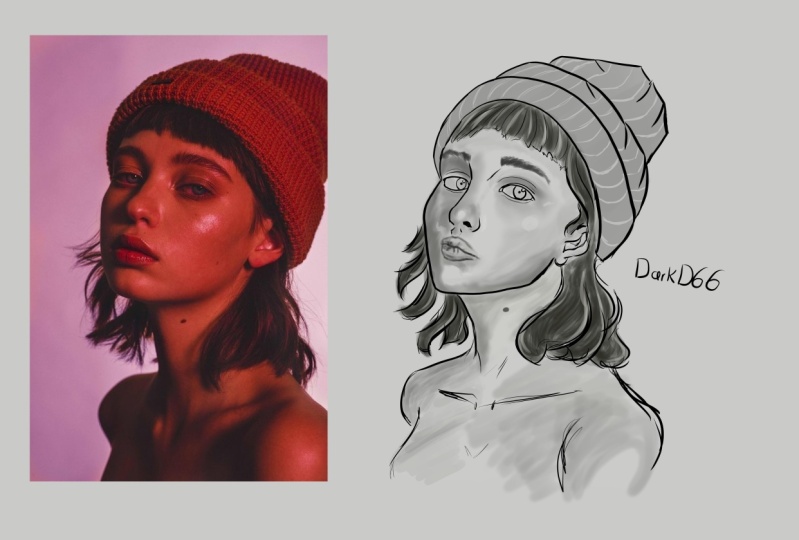 Portrait in krita
