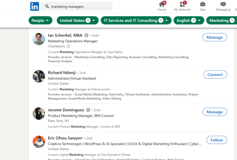Defined ICP based on job role