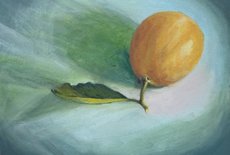 Painting a lemon