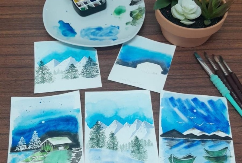Winter Watercolor