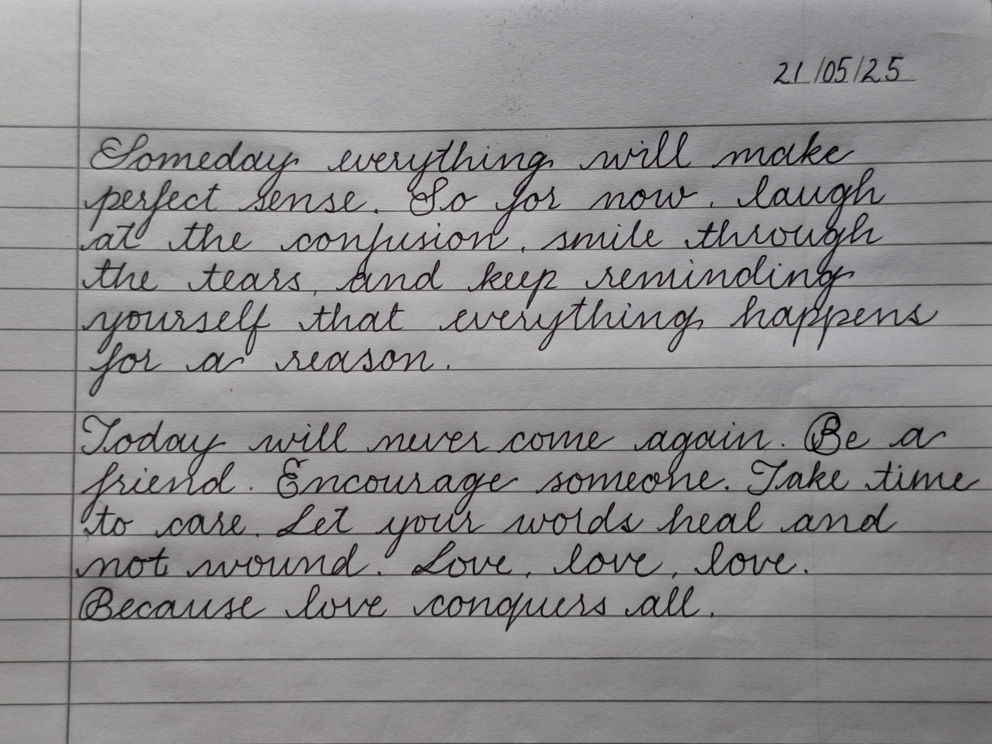 Spencerian Script Project - student project