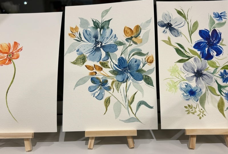 Relaxing loose flowers