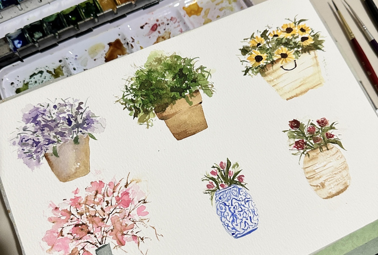 Tiny Flowers - student project