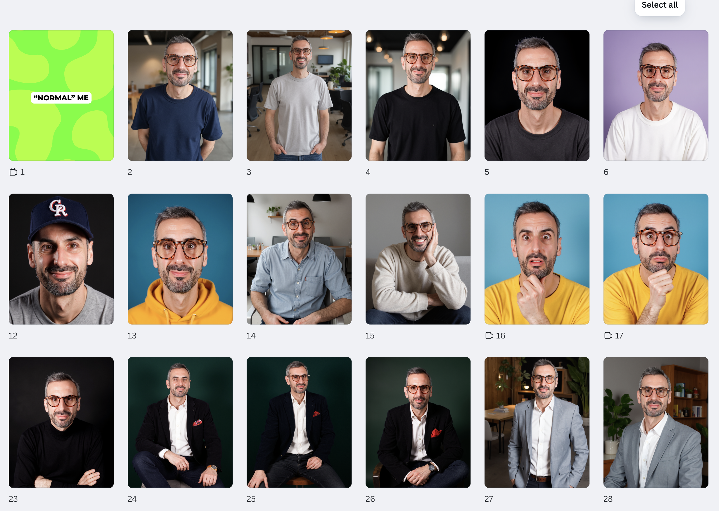My best AI generated portraits (+ some crazy ones!) - student project