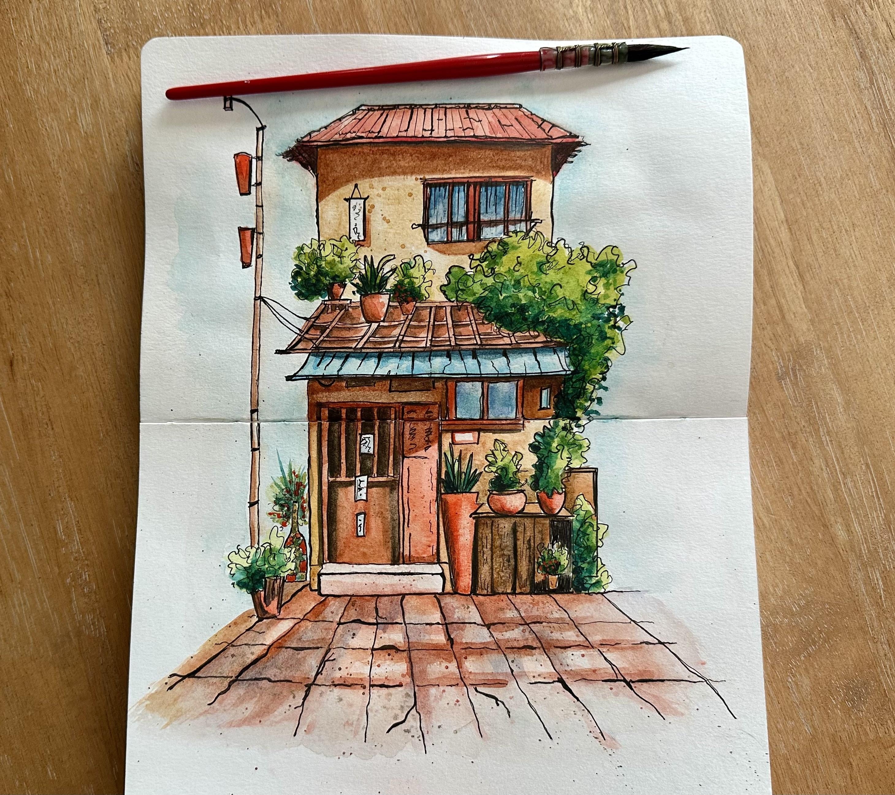Pen and Ink House