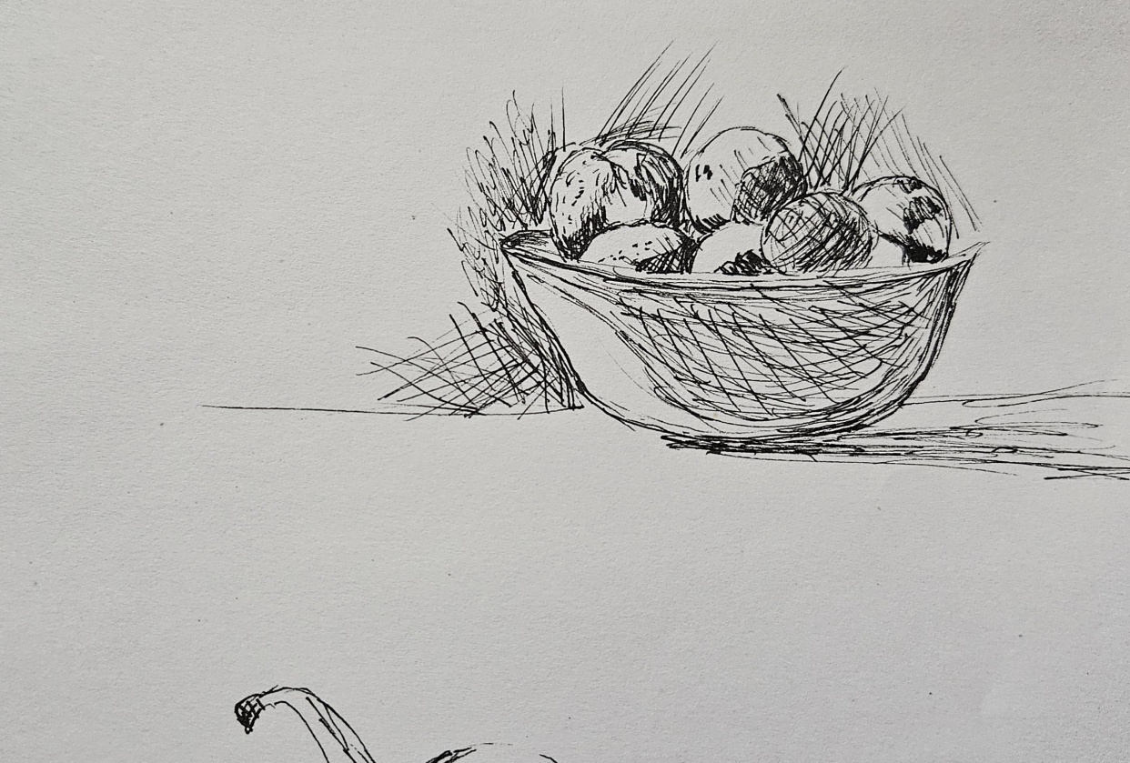 Ink loose sketching 052325 - student project