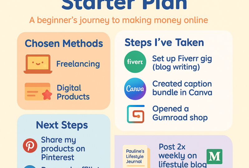 My Online Income Starter Plan