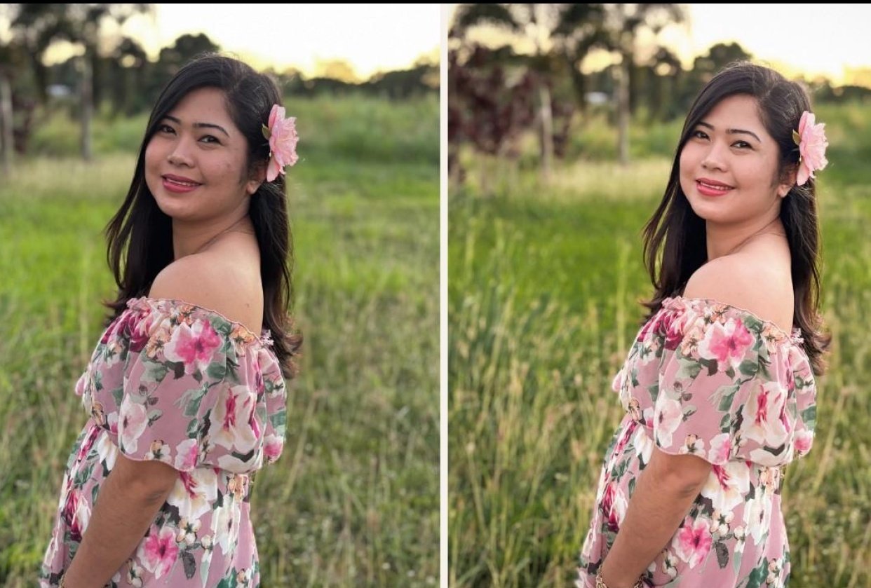 My Before & After Self-Portrait Using Only Lightroom Mobile - student project