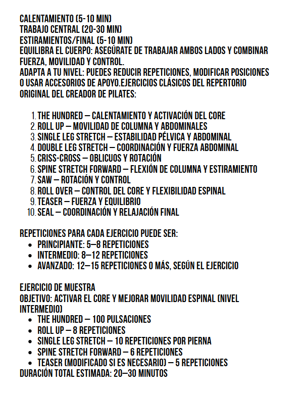 rutina de ejercicios - student project