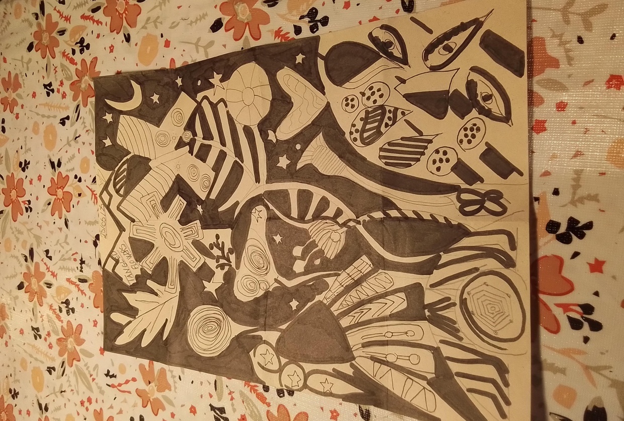 Experimenting with Black - Relax and Present Exercise - student project