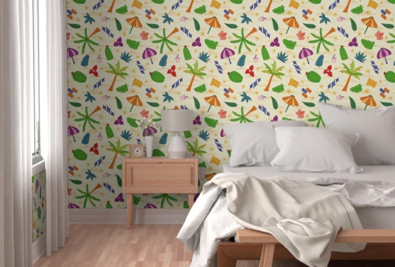 Palm Springs for Spoonflower challenge