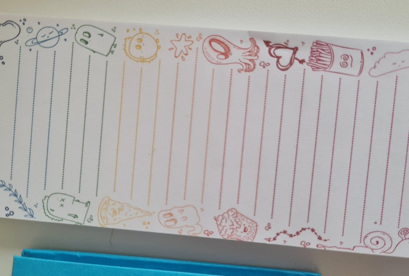 Todo list pad and little book with 3 notepads