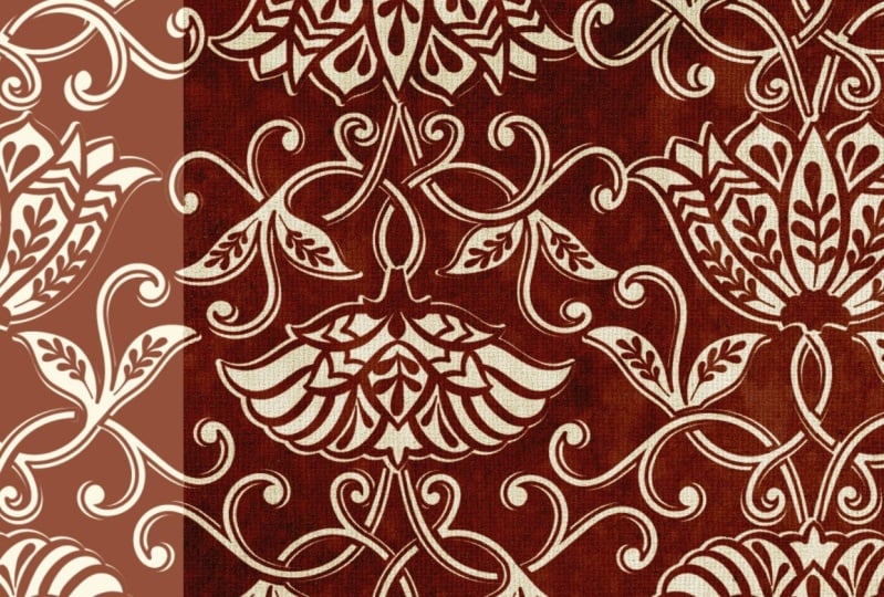 Spice Serenade - traditional wax resist look