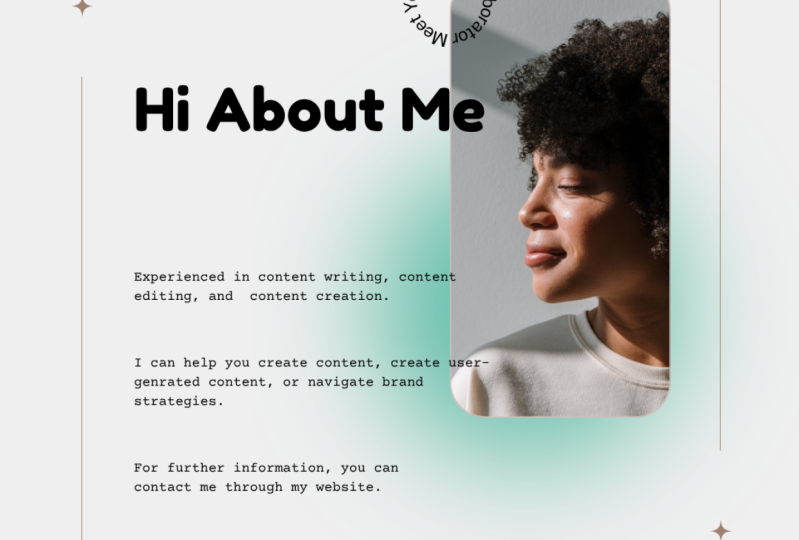 About Me- Personal Brand
