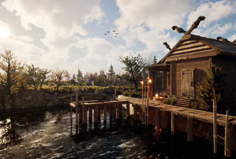 Riverside Fishing Cabin