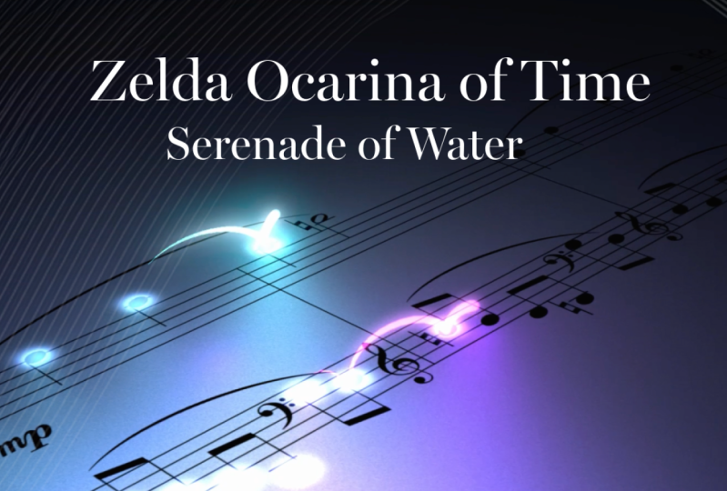 Serenade of Water from Zelda: Ocarina of Time  - Jumping Light animation