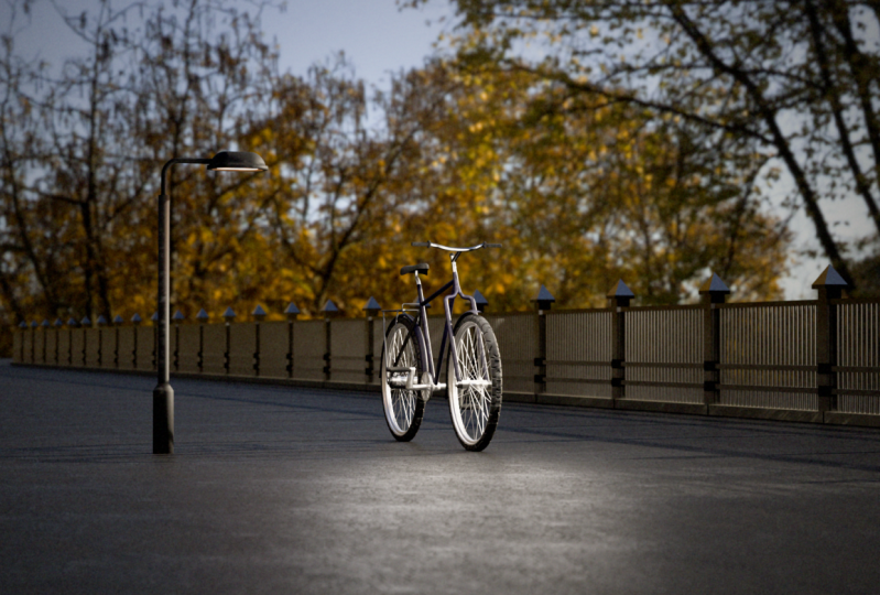Bicycle Scene