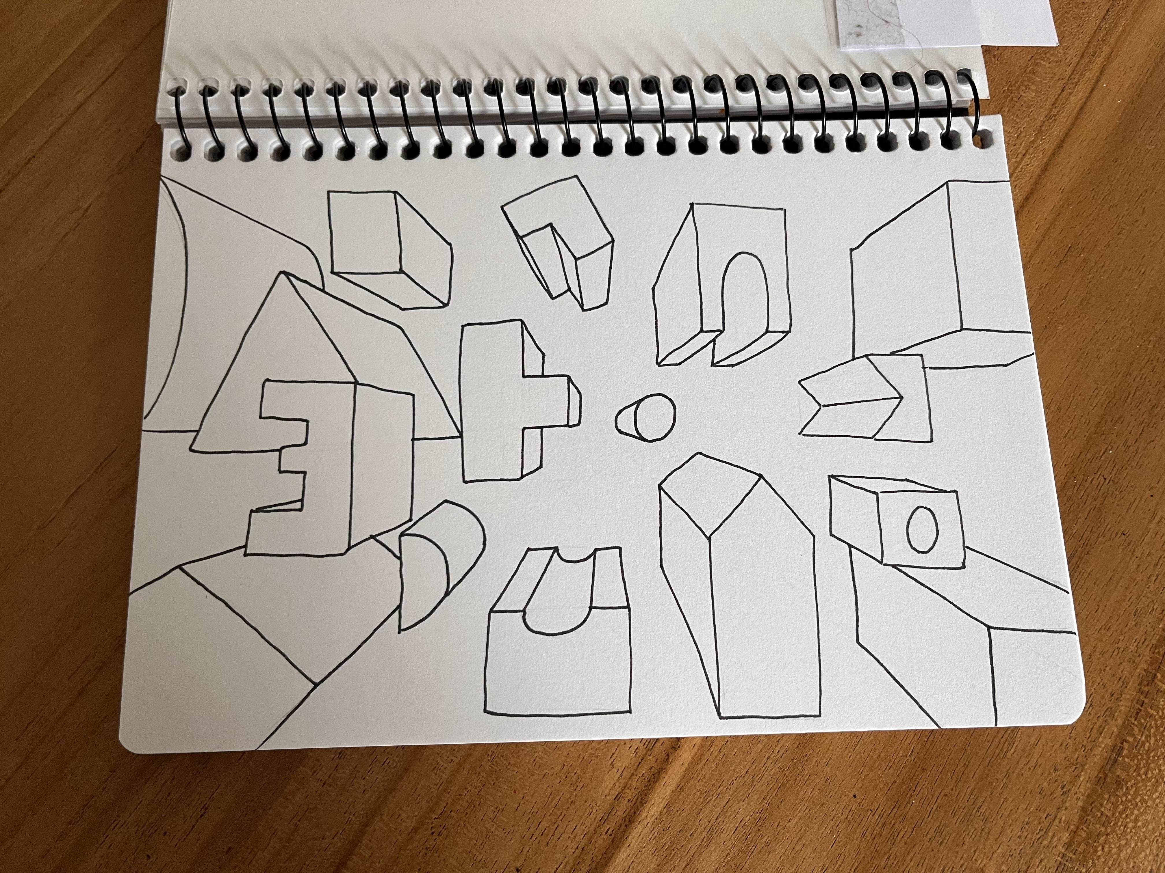 One point perspective - student project