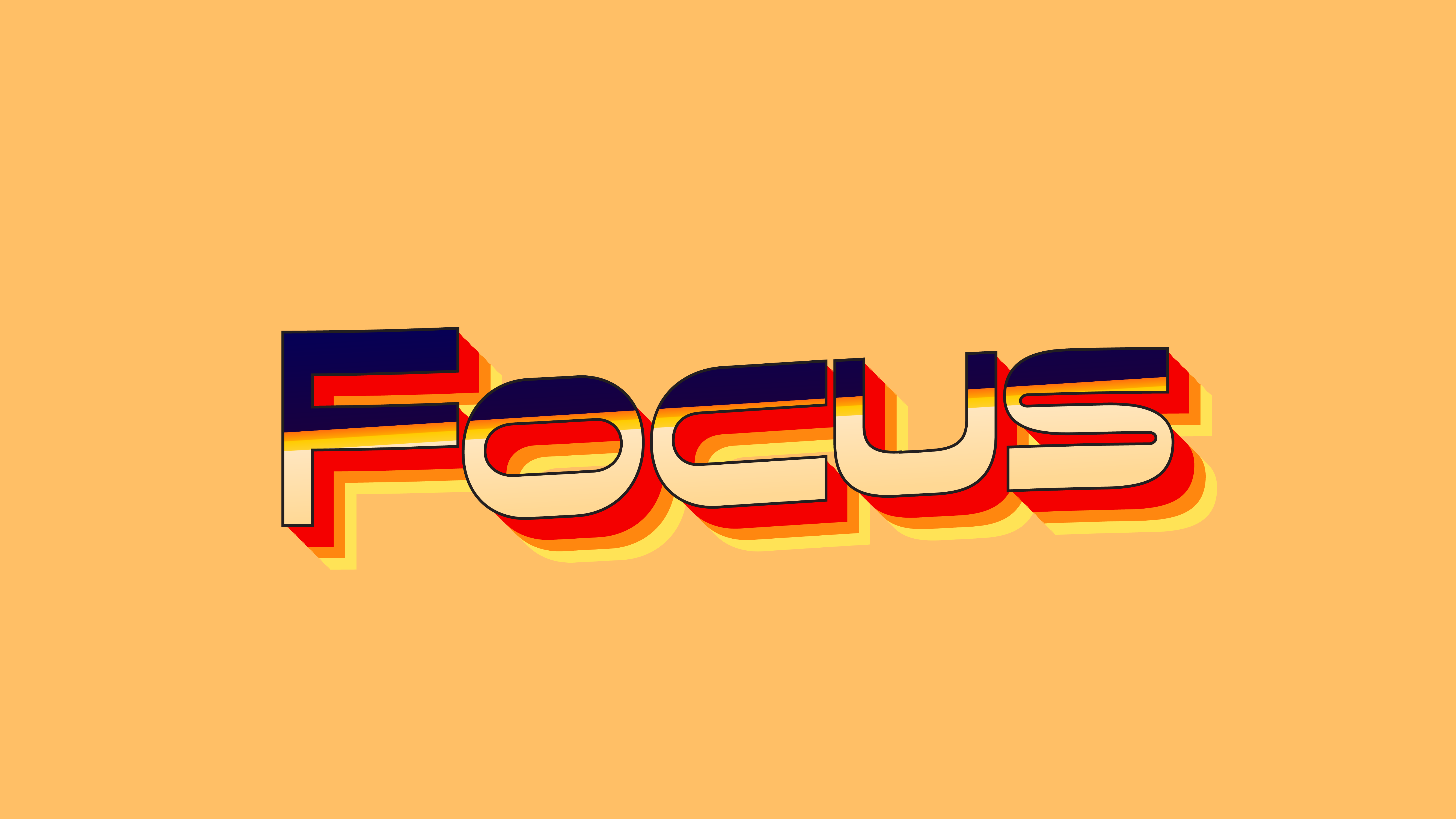 retro text - student project